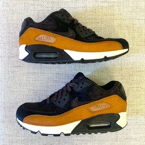 Nike Air Max 90 LX Pony Hair Black and Cider Brown
